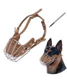 Yinrikom Dog Muzzle - Breathable Adjustable Metal Basket for Medium & Large Dogs | Ryltd - Buy Online on GoSupps.com