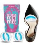 4X Soft Silicone Gel Metatarsal Pads for Women | Adhesive Foot Cushions for Pain Relief | Durable Medical Grade Shoe Inserts | Comfort from High Heels - Buy Online on GoSupps.com