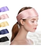 FANTASTIC HOUSE Silk Spa Headband for Women and Girls - 100% Mulberry Silk Scarf for Hair Wrapping - Adjustable, Perfect for Face Washing, Makeup, Sports - Pink - Buy Online on GoSupps.com