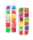 Fruit Flower Nail Art Slices - 3D Polymer Clay Mini Charms for DIY Crafts & Cellphone Decoration - Buy Online on GoSupps.com
