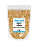 Organic Chana Dal (Split Hulled Chickpeas) 500g | Certified Organic by Fenbrook Organic - Buy Online on GoSupps.com