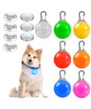 7-Piece LED Dog Light Pendants - Flashing Safety Collars for Dogs & Cats | Multi-Mode Luminous Pet Bands & Keychains for Kids & Joggers - Buy Online on GoSupps.com