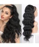 Aikaa Curls Cord Strip Ponytail Extension - 60cm Wavy Curly Synthetic Hair for Women (1B# Black) - Buy Online on GoSupps.com