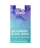 Bio Nutrition Gelatinized Black Maca - 1000 mg | 60 Vegetarian Capsules | Enhances Energy & Vitality - Buy Online on GoSupps.com