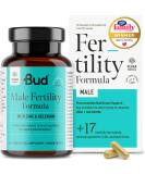 Bud Male Fertility Supplement | Natural Fertility Vitamins for Men | 60 Capsules - Made in UK - Buy Online on GoSupps.com