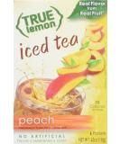 True Lemon Peach Iced Tea Mix - 4 Boxes of Instant Powdered Drink Packets | Refreshing True Citrus Peach Flavor to Quench Your Thirst - Buy Online on GoSupps.com