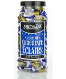 Original Sugar Free Chocolate Eclairs Retro Sweets Gift Jar by Berrymans Sweet Shop - Classic Sweets Traditional Taste. - Buy Online on GoSupps.com