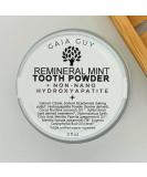 Remineral Mint Natural Tooth Powder - Plastic & Fluoride Free with Hydroxyapatite (2 oz) | Eco-Friendly Oral Care - Buy Online on GoSupps.com