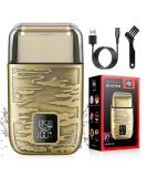 Buy Electric Shavers for Men - 3-Speed Waterproof Razor Head Shavers & Double Foil Trimmer Perfect Gifts for Bald Men & Barbers (Bronze-1 - Buy Online on GoSupps.com