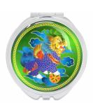 Feng Shui Abundance Pill Box with Chi Lin & Earring Storage | Portable Green Amulet - Buy Online on GoSupps.com