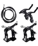 Riakrum 6-Piece Road Bike Brake Calipers Set with Aluminum Levers and Cables - Buy Online on GoSupps.com