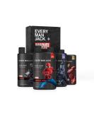 Every Man Jack Marvel Collectors Box - Body Wash Gift Set | Vegan & Clean Ingredients | Fresh Air Coastal Thunder Crimson Oak Wakanda Herbs Fragrances - Buy Online on GoSupps.com