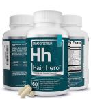 Hair Hero - Powerful Hair Formula - Healthy Hair, Skin, and Nails - 5000 mcg Biotin | Essential Elements - 30 Day Supply 60 Count (Pack of 1) - Buy Online on GoSupps.com