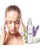 Headache Relief Essential Oil Roller - Aromatherapy Zapper for Migraine & Tension (10ml) - Cooling Stick & Purse Essential - Buy Online on GoSupps.com