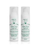 Aloe vera eye gel - with 95% bio aloe vera panthenol hyaluronic acid allantoin - relieves fatigue lines swelling fucking & maintains the skin - vegan / 2 pack (2 x 30 ml) 30 ml (2 pack) - Buy Online on GoSupps.com