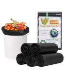 Fyy Garbage Bags - 120 Waste Bags 5 Rolls | Black 3L-10L for Bathroom Kitchen Office | Durable & Leak-Proof - Buy Online on GoSupps.com