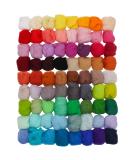 Coitak 72 Colors Wool Roving for Needle Felting & Spinning - DIY Craft Material - Buy Online on GoSupps.com