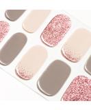 DANNI & TONI 28 Stickers Semi Cured Gel Nail Polish Strips - Young And Beautiful Salon-Quality Manicure Set - Buy Online on GoSupps.com
