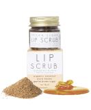 Natural Lip Exfoliator Scrub | Organic Coconut Oil Brown Sugar & Honey for Soft Moisturized Lips | Gentle Repair for Chapped Skin - Buy Online on GoSupps.com