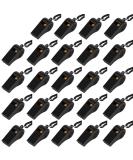 Plastic Whistle with Lanyard - 24PCS Loud Clear Black Whistles for Coaches, Referees, and Officials - Buy Online on GoSupps.com