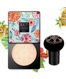 Mushroom Head Air Cushion BB Cream CC Cream Foundation Moisturizing Concealer Brightening Pigment Nude Makeup BB Cream Light & Smooth Liquid Cover Concealer Long-Lasting (Natural) Type2 - Buy Online on GoSupps.com