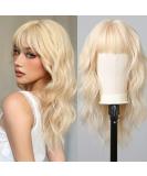 Shop Realistic Testar Blonde Wigs for Women | Platinum Water Wave Shoulder-Length Synthetic Curly Wig for Daily Use - Buy Online on GoSupps.com