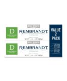Rembrandt Deeply White + Peroxide Whitening Toothpaste, Peppermint Flavor, 3.5-Ounce (Pack of 2) (Packaging may Vary) 3.5 Ounce (Pack of 2) - Buy Online on GoSupps.com