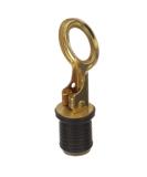 Attwood 7524A7 Snap-Handle Drain Plug, For 1-Inch-Diameter Drains, Locks in Place, Brass Handle, Rubber Plug - Buy Online on GoSupps.com