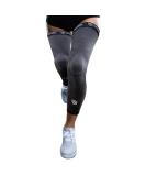 Vital Salveo Compression Sports Full Leg Sleeve - Thigh & Calf Support for Basketball (1 Pair Grey X-Large) - Recovery & Pain Relief - Buy Online on GoSupps.com