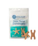 Tru Colour Knuckle & Fingertip Bandages | Flexible Fabric Beige Skin Tone 20 Count - International Shipping Available - Buy Online on GoSupps.com