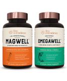 Live Conscious OmegaWell Fish Oil & MagWell: Bone & Heart Health Immune System Support + Vitamin D3, Magnesium, Zinc for Heart, Brain & Joint Health - Buy Online on GoSupps.com