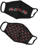 Buy Urban Classics Unisex Roses Face Mask 2-Pack | Fashion Scarf - Black One Size | International Shipping Available - Buy Online on GoSupps.com