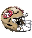 NFL San Francisco 49ers Authentic Team Color Helmet - 12 inch | Unisex Official Merchandise - Buy Online on GoSupps.com