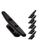 QPURO Black Nylon Boat Cleat 6 Inch - 5-Pack - Marine Deck Nautical Decor - Buy Online on GoSupps.com