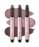 FOCALLURE 3 Pcs Eyeshadow Sticks Set - Shimmer & Matte Shades with Blending Sponge Brush | Long-Lasting Waterproof Formula | Cream Eye Highlighter Pen for Brightening - Makeup Limerence - Buy Online on GoSupps.com