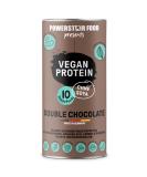 Powerstar Vegan Protein 500g - Soy-Free Multi-Component Powder with 10 Superfoods | German Quality | Ideal for Muscle Building | Double Chocolate Flavor - Buy Online on GoSupps.com