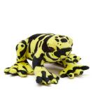 Zappi Co 100% Recycled Plush Poison Dart Frog Yellow/Black Toy - 15cm Eco-Friendly Stuffed Animal for Newborns - Buy Online on GoSupps.com