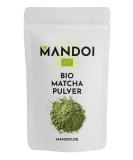 Mandoi Bio Matcha powder 100g Matchapulver Green Tea Powder.Green tea powder ideal for smoothies shakes or for baking 100 g (1 Pack) - Buy Online on GoSupps.com