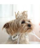 Lovelyshop Phallus Collection: Gold-Plated Royal Saury Pearl Hair Accessories for Dogs & Cats - XS Size - Buy Online on GoSupps.com