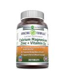 Amazing Nutrition Calcium Magnesium Zinc + Vitamin D3 300 Tablets - Buy Online on GoSupps.com