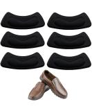 6 Pieces Heel Cushion Inserts Black Heel Grips Cushion Shoe Pads for Loose Shoes Self-Adhesive Heel Sports Cushion Anti-Slip Foot Shoe Insoles Stickers Heel Blister Protectors for Women Men - Buy Online on GoSupps.com