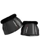 LeMieux Overreach Horse Boots - Over Reach or Bell Boots for Horses - Protective Gear and Training Equipment - Equine Boots Wraps & Accessories L Black Fleece Rubber Bell - Buy Online on GoSupps.com