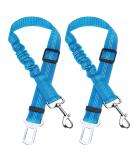 Buy Adjustable Dog Seat Belt 2-Piece Set | Blue Dog Safety Belt for Car - Premium Quality & International Shipping - Buy Online on GoSupps.com