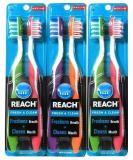 Reach Fresh Clean Medium Head Toothbrush 2 Count - Pack of 3 - Buy Online on GoSupps.com
