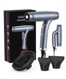 Arsupen Professional Hair Dryer - Powerful Brushless Motor, Lightweight Foldable Design, Dual Ionic Technology for Fast Drying - 12 Modes, Super Quiet, Magnetic Nozzle - Perfect for Travel, Salon, Home - Black - Buy Online on GoSupps.com