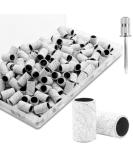 100Pcs 180Grit Nail Sanding Bands for Nail Drill - Fine White Professional Sanding Bands for Manicure & Pedicure | 3/32 Nail Sanding Bit & Sand Band Set - Buy Online on GoSupps.com