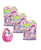 INKEE UNICORN BEACH | Set of 3 unicorn bath bombs with surprise 3x children's bath bombs with unicorn figure popcorn aroma pack of 3 - Buy Online on GoSupps.com