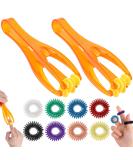 Shop Aster 10-Piece Acupressure Rings Set for Stress Relief & Enhanced Blood Circulation - Ideal Finger Massage Rings for Therapy - Buy Online on GoSupps.com