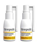 Strepsils Soothing Sore Throat Spray Contains Honey Sore Throat and Cough (Pack of 2 x 20ml) - Buy Online on GoSupps.com
