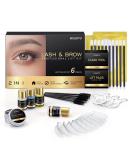 Lash Lift & Brow Lamination Kit | Professional 2 IN 1 Eyelash & Eyebrow Perm Kit for Salon & Home Use - Lasts 4-6 Weeks - Buy Online on GoSupps.com